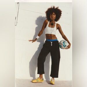 Free people movement 
Top Score Barrel Pants NWT sz S